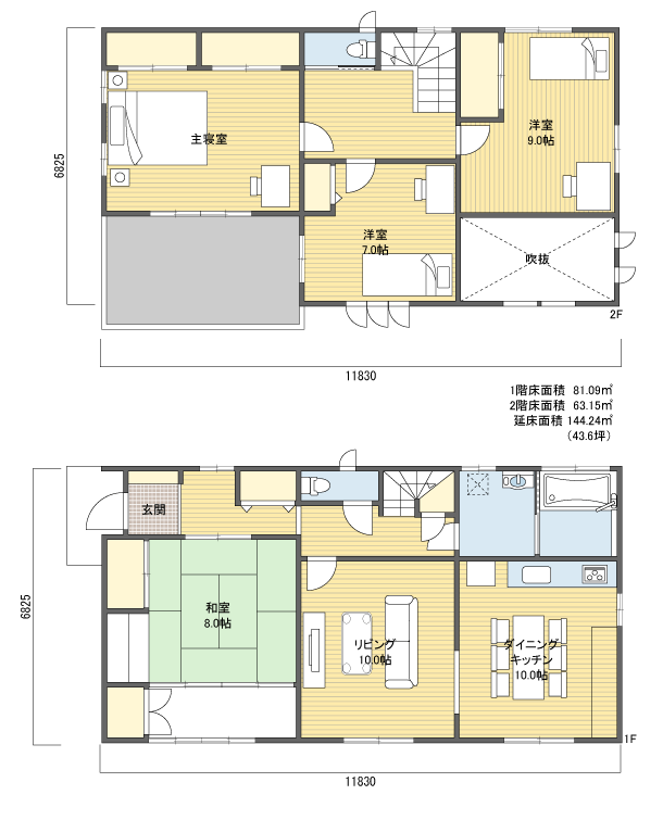 注文住宅一戸建ての間取り