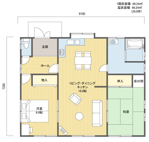 注文住宅一戸建ての間取り