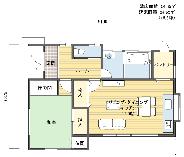 注文住宅一戸建ての間取り